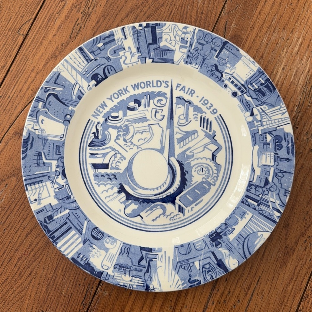 Tiffany & Co. New York World's Fair Commemorative Collector Plate 1939